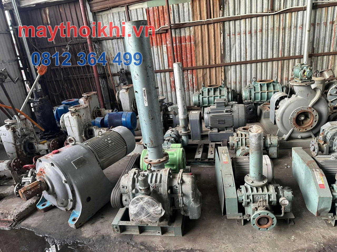 Máy thổi khí cũ chất lượng giá tốt